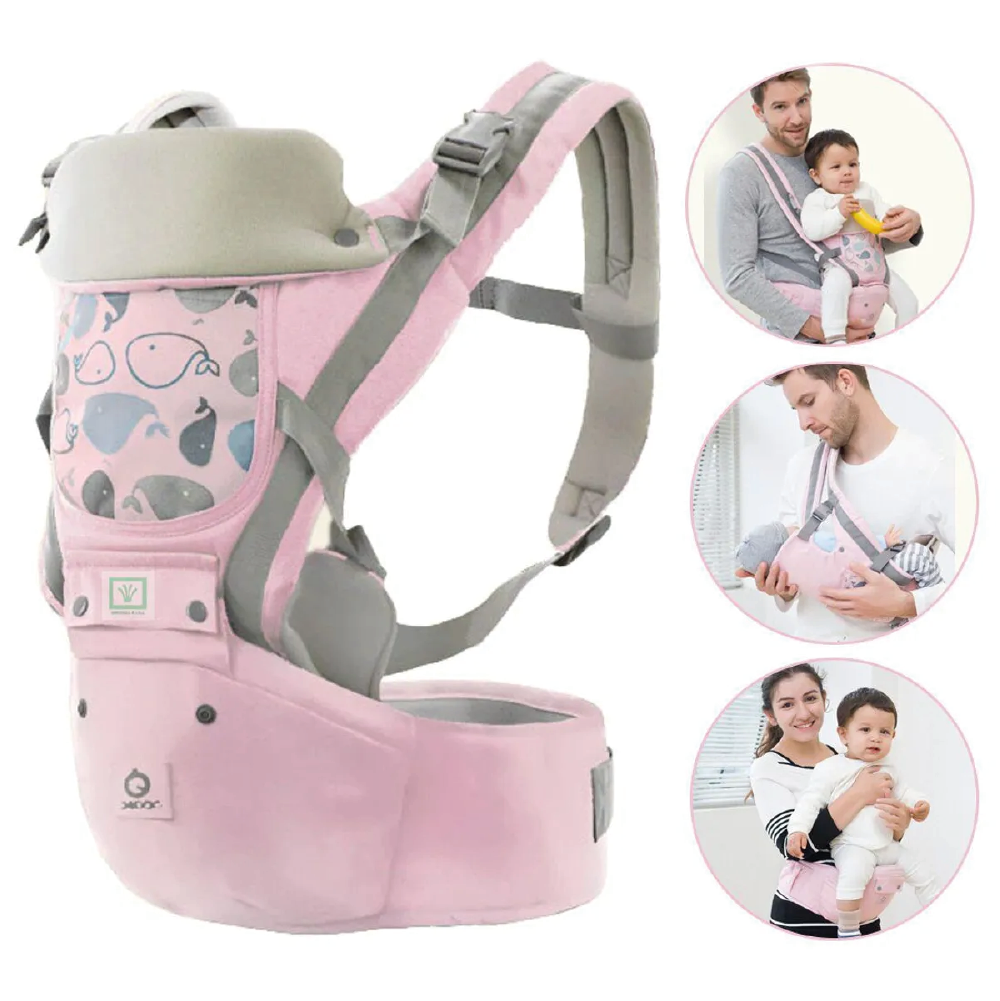 CANGURO PARA BEBÉ ERGONÓMICO 3 EN 1 NIÑA - 5