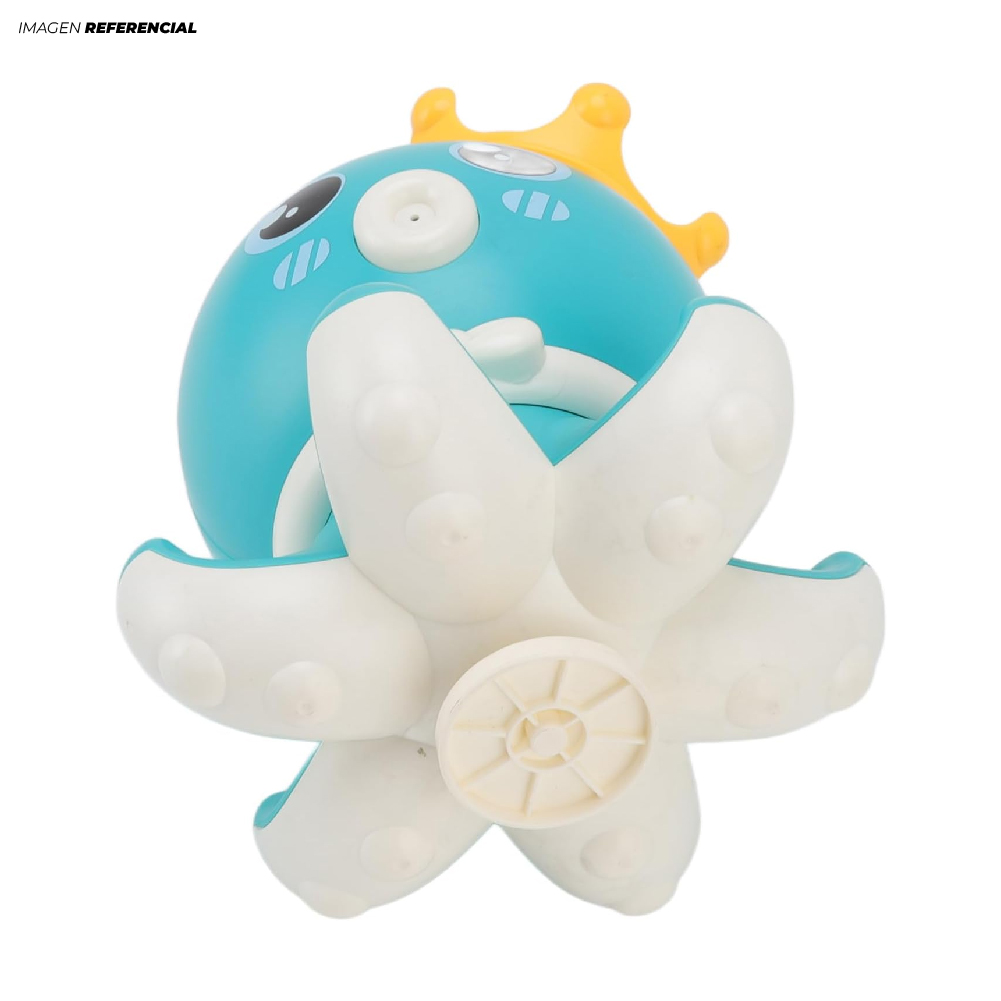 JUGUETE DE DUCHA PULPO PARA NIÑOS COLOR VERDE - 3