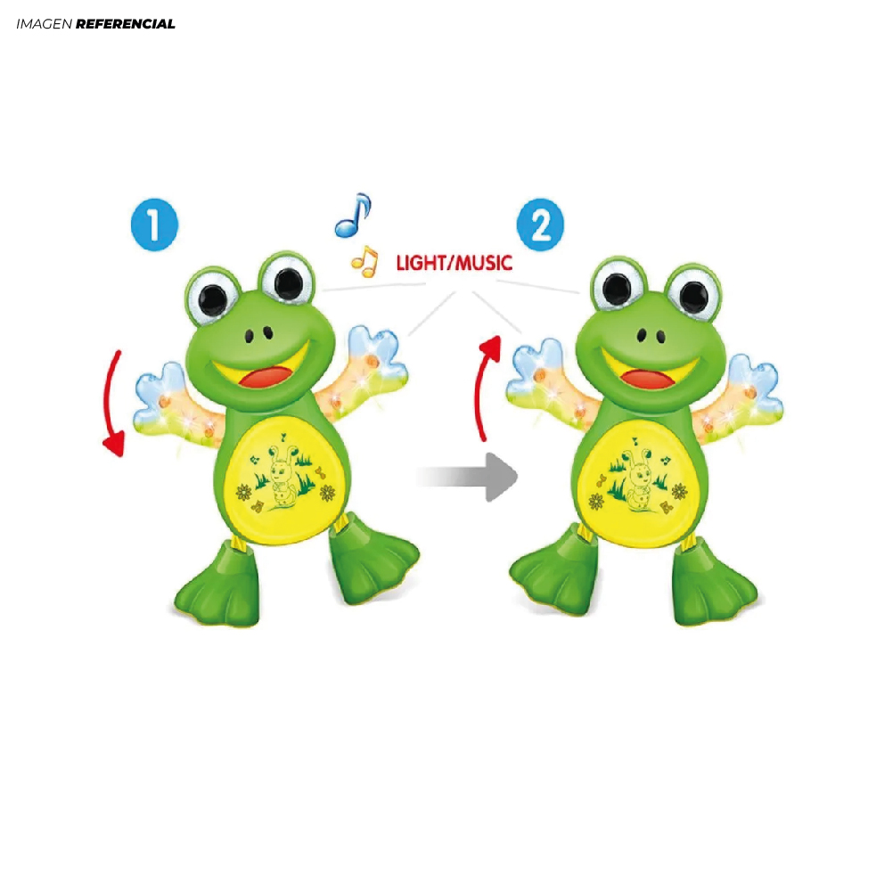 JUGUETE BAILARÍN RANITA INTERACTIVA PARA NIÑOS - 2
