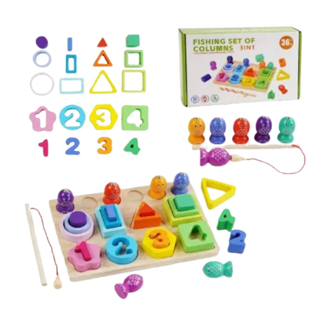 DIDACTICO DE PESCA CON NUMEROS Y ENCAJE - 3