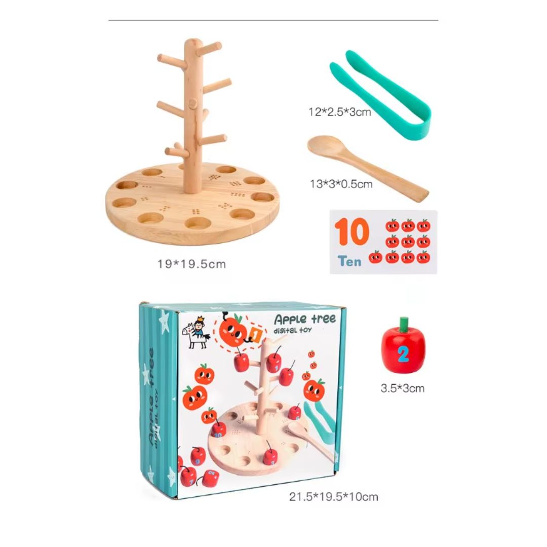 JUEGO DIDACTICO ARBOL DE MANZANA - 3