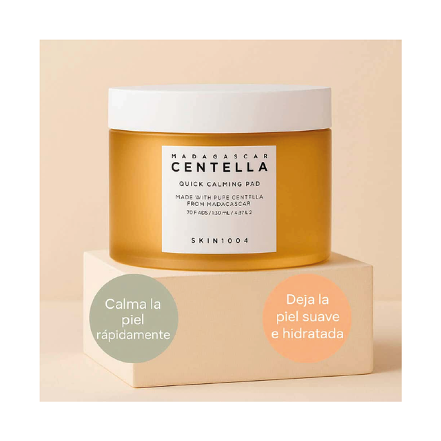 MADAGASCAR TONICO CALMANTE COREANO CENTELLA QUICK CALMING PAD DE 130 ML - 3