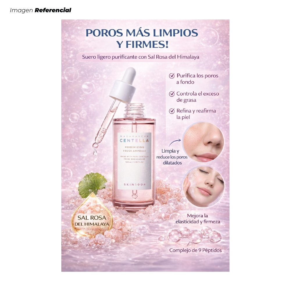 MADAGASCAR SUERO COREANO CENTELLA POREMIZING FRESH AMPOULE DE 100 ML - 3