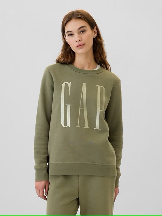 POLERA MUJER GAP VERDE CUELLO REDONDO - 1