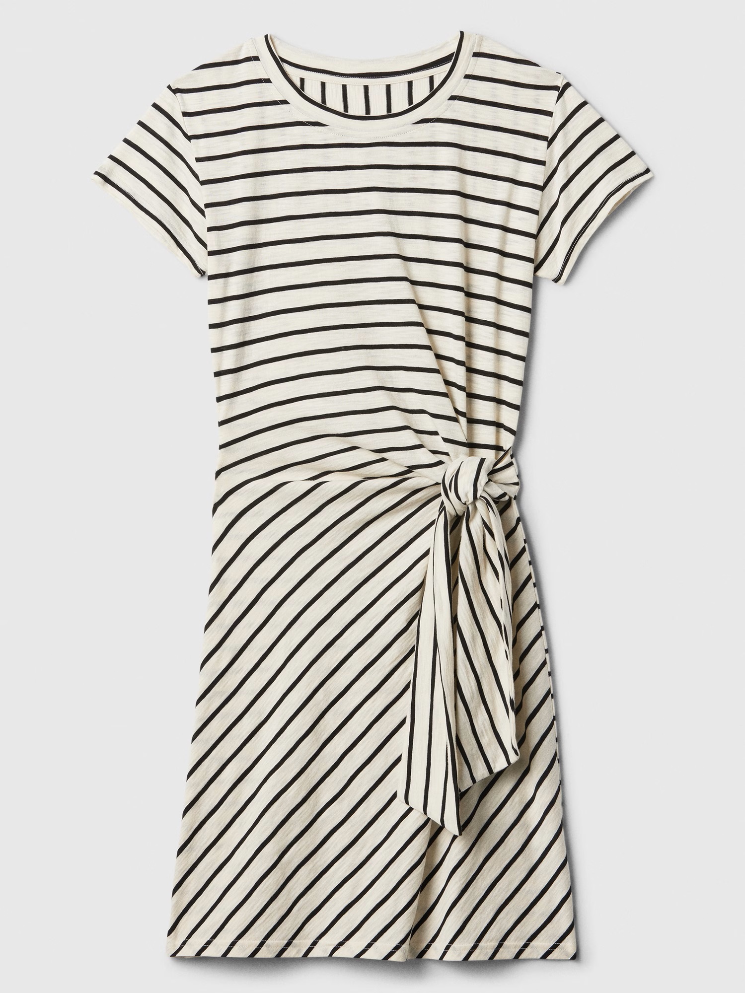VESTIDO MUJER GAP BLANCO MANGA CORTA CUELLO REDONDO - 4