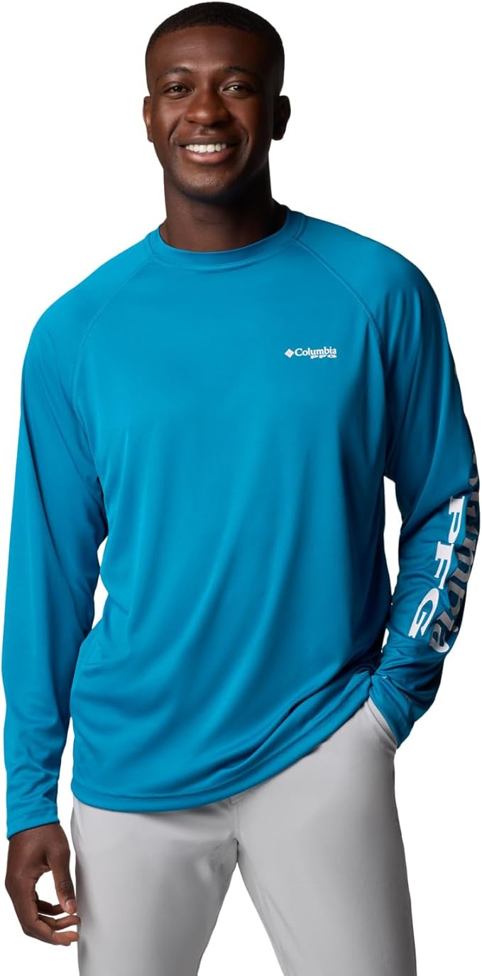 POLO COLUMBIA MANGA LARGA OMNI-SHADE Y OMNI-WICK PROTECCIÓN UV Y SECADO RÁPIDO PARA HOMBRE - 1