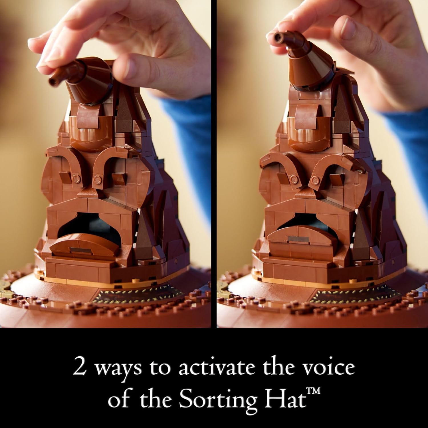 LEGO SOMBRERO DE CLASIFICACIÓN DE HARRY POTTER CON 31 VOCES 76429 TALKING SORTING HAT 561 PIEZAS - 3