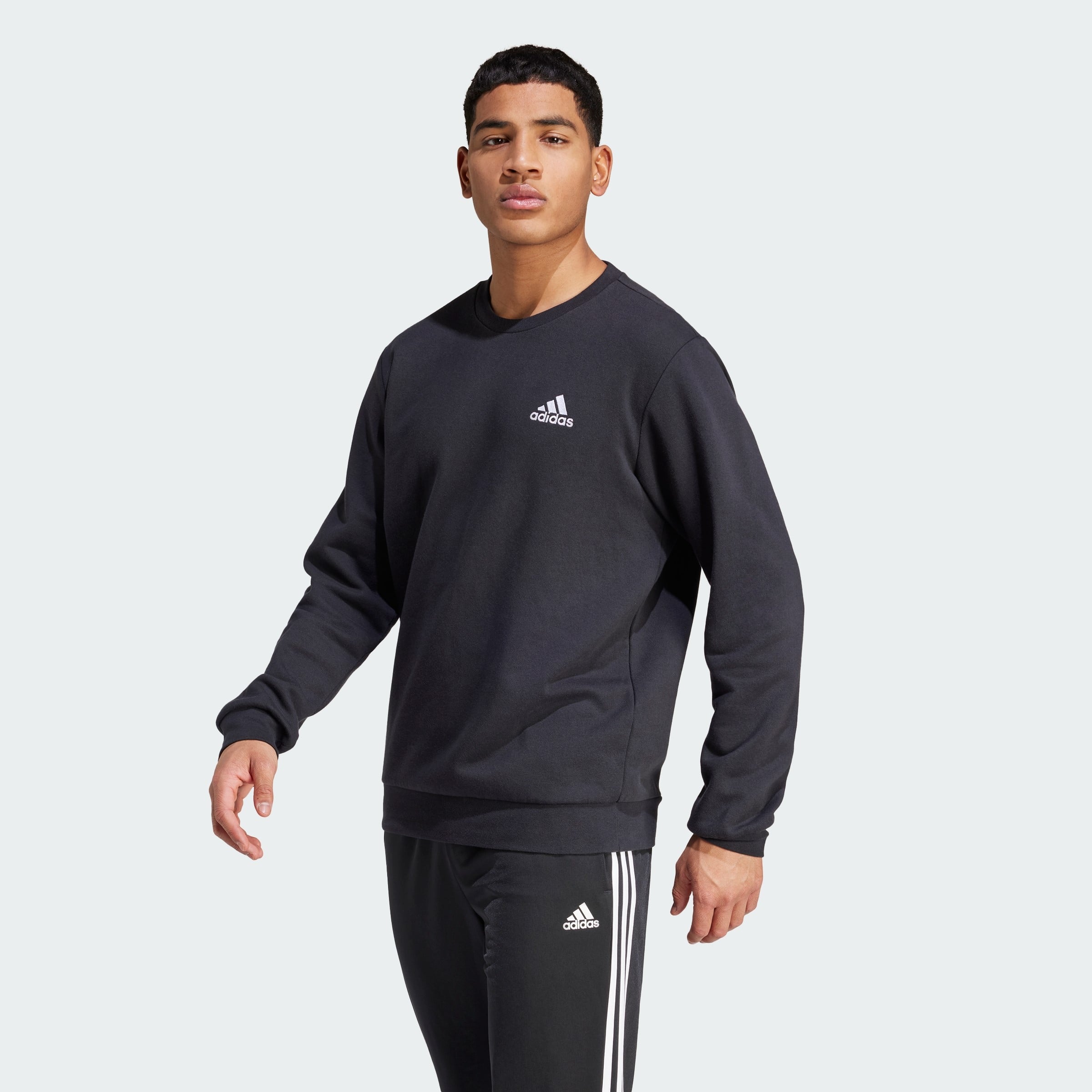 POLERA ADIDAS PARA HOMBRE ESSENTIALS FLEECE SWEATSHIRT - 1