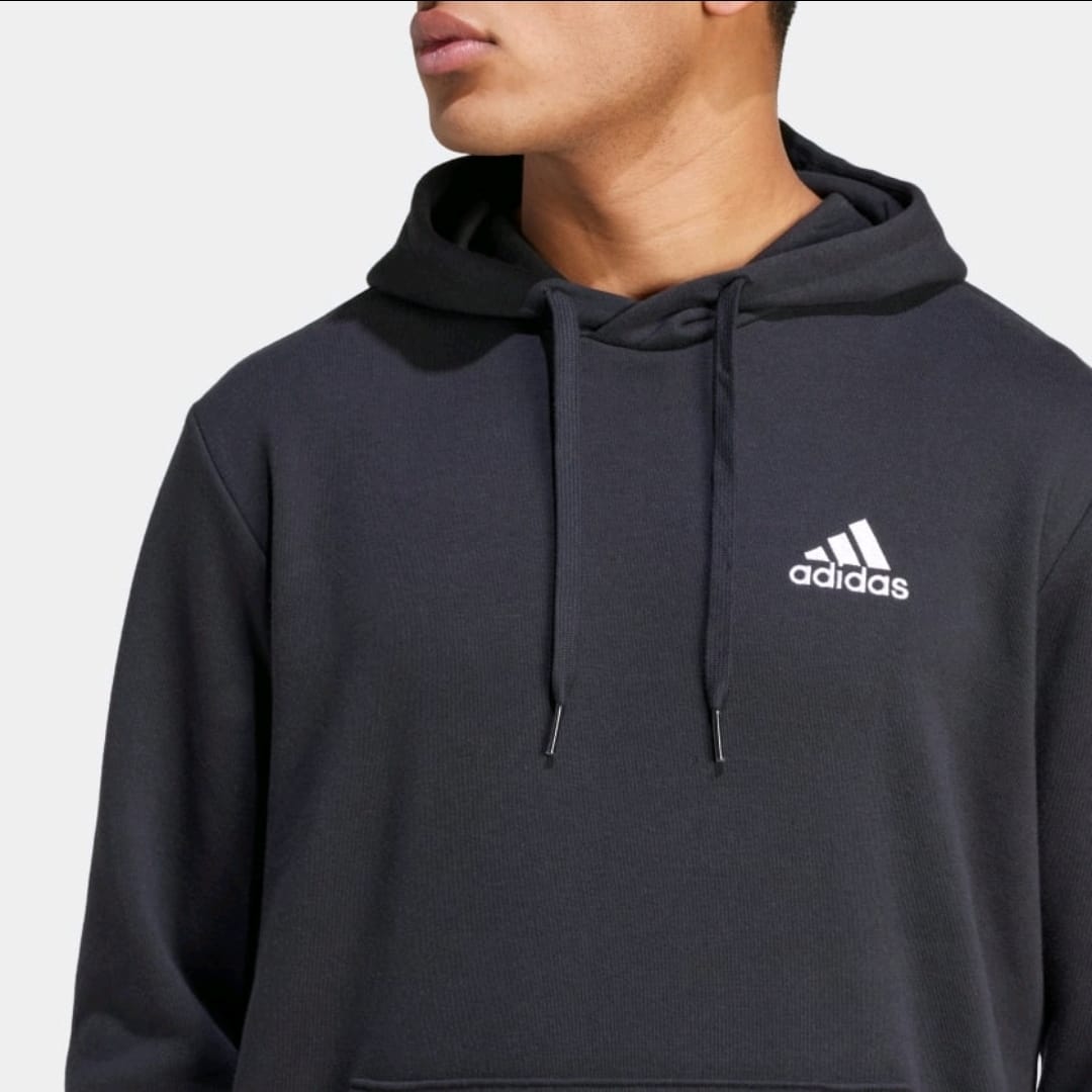 POLERA ADIDAS CON CAPUCHA PARA HOMBRE ESSENTIALS FLEECE HOODIE - 4