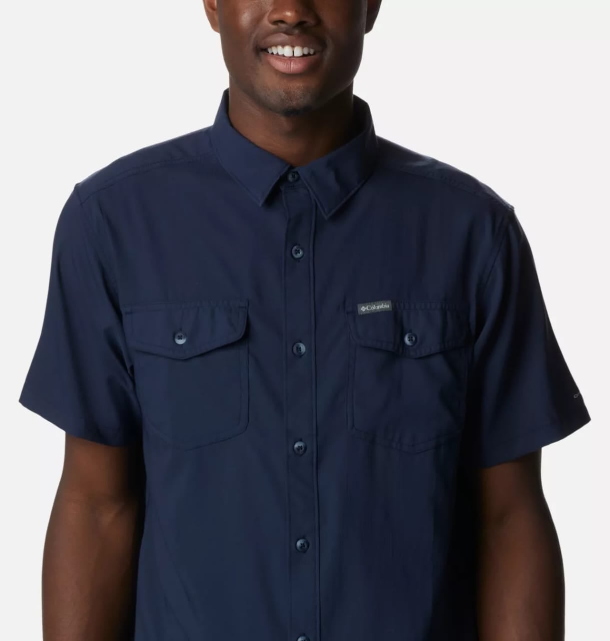 CAMISA COLUMBIA UTILIZAR MANGA CORTA REGULAR FIT OMNI SHADE Y OMNI WICK - 5