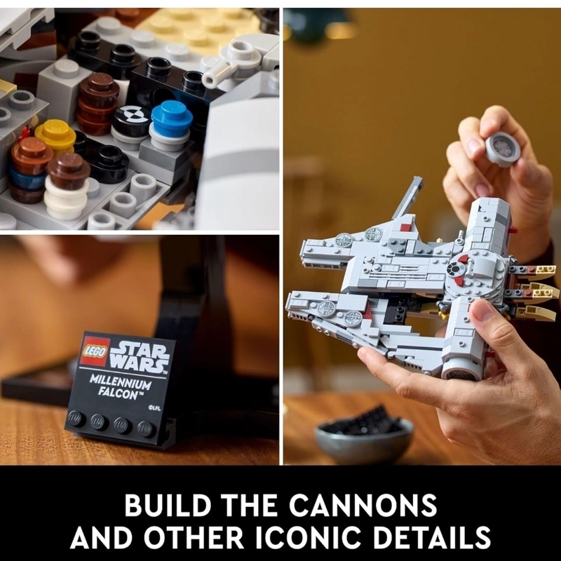 LEGO STAR WARS MILLENNIUM FALCON A NEW HOPE 25TH ANNIVERSARY 75375 HALCÓN MILENARIO - 3
