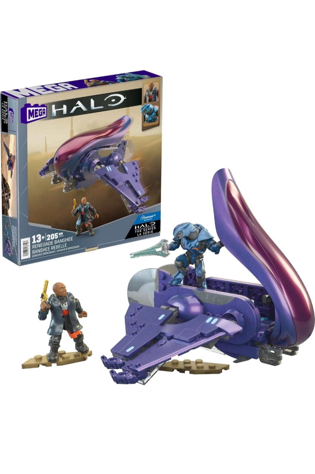 MEGA HALO THE SERIES VEHICLE RENEGADE BANSHEE AIRCRAFT - 1