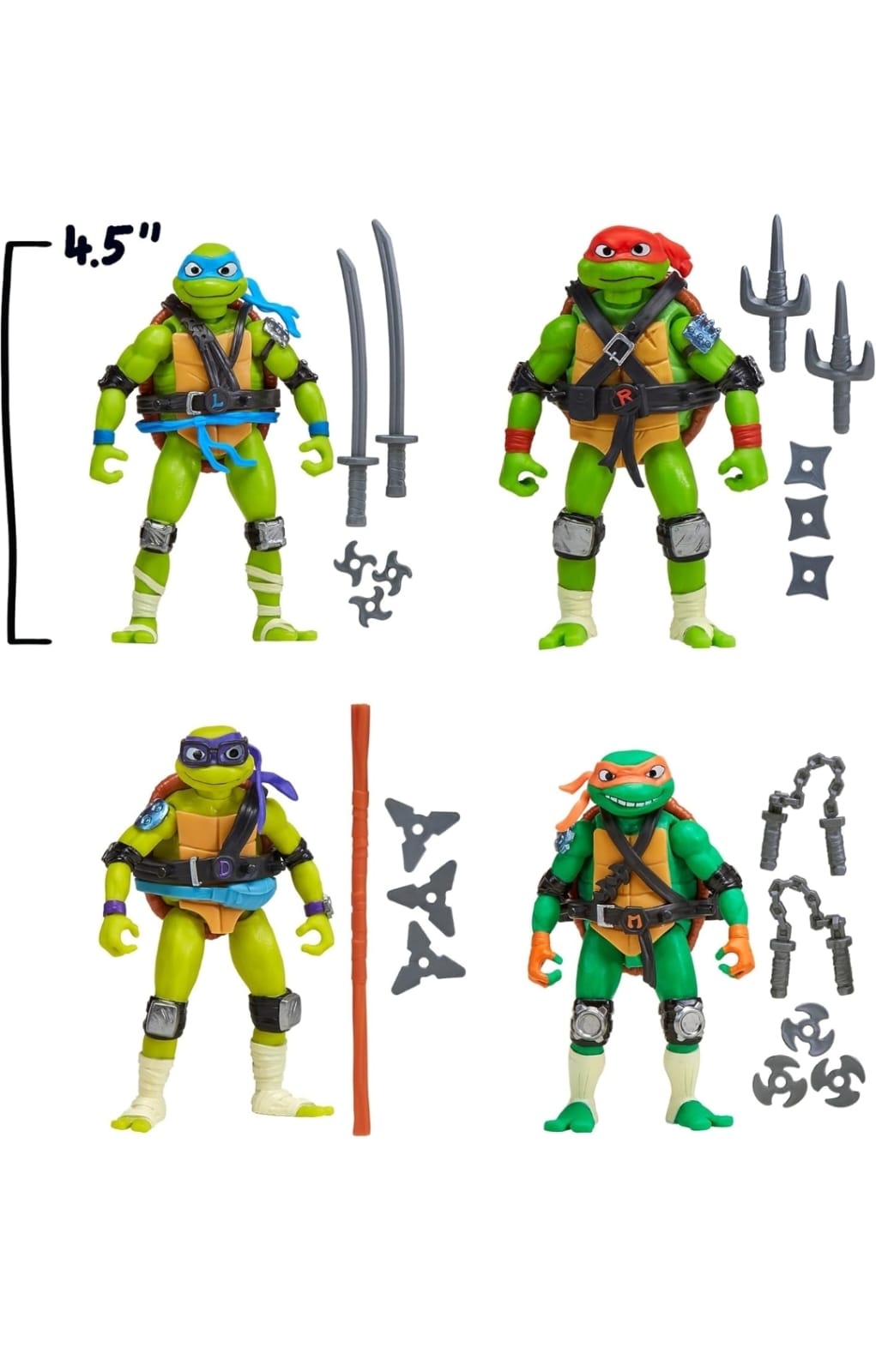 MIX N MATCH TEENAGE MUTANT NINJA TURTLES BUNDLE - 3