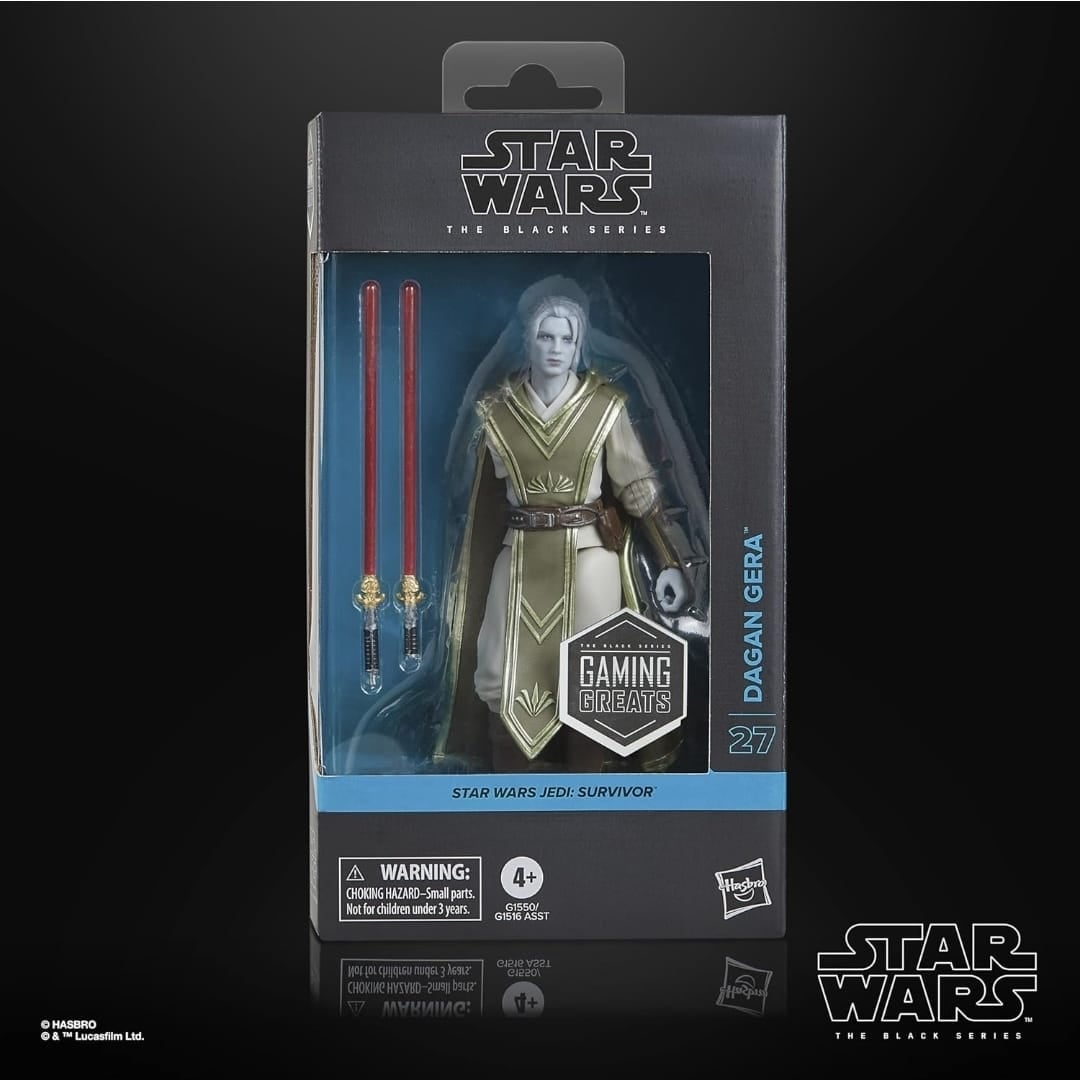 STAR WARS THE BLACK SERIES DAGAN GERA, JEDI: SURVIVOR GAMING GREATS COLLECTIBLE - 1