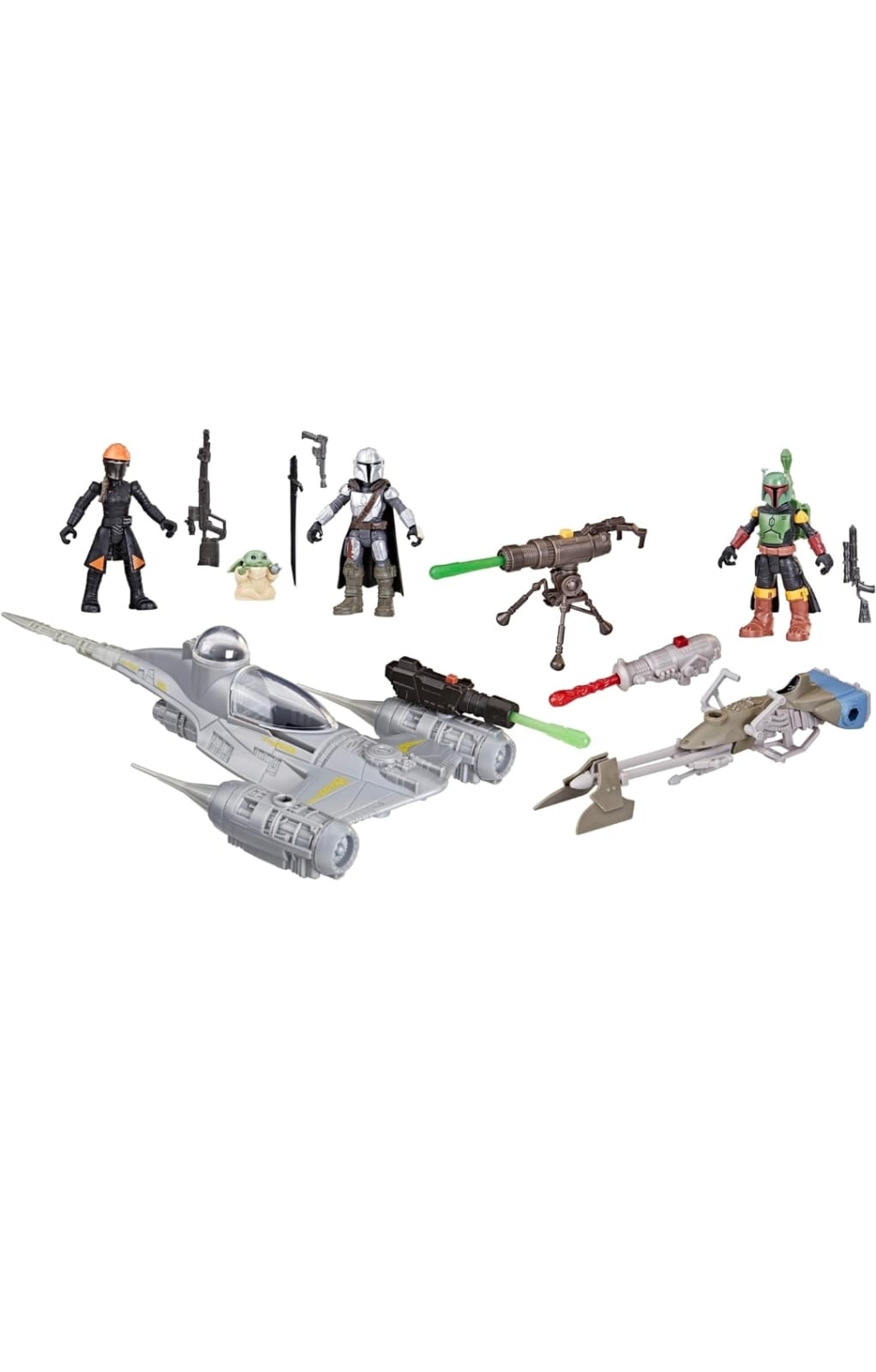 STAR WARS MISSION FLEET MANDO'S N-1 STARFIGHTER, 2.5-INCH SCALE MANDALORIAN - 2