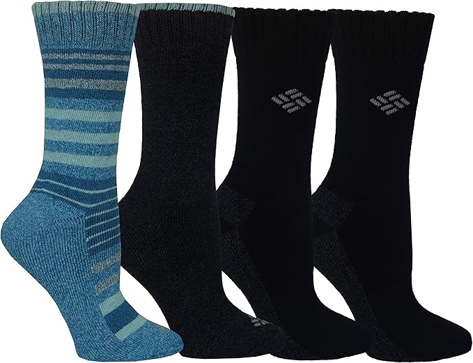 COLUMBIA PACK DE 4 PARES DE MEDÍAS LARGAS PARA MUJER ANTI HUMEDAD TALLA 35 A 41 EURO 4-10US - 1