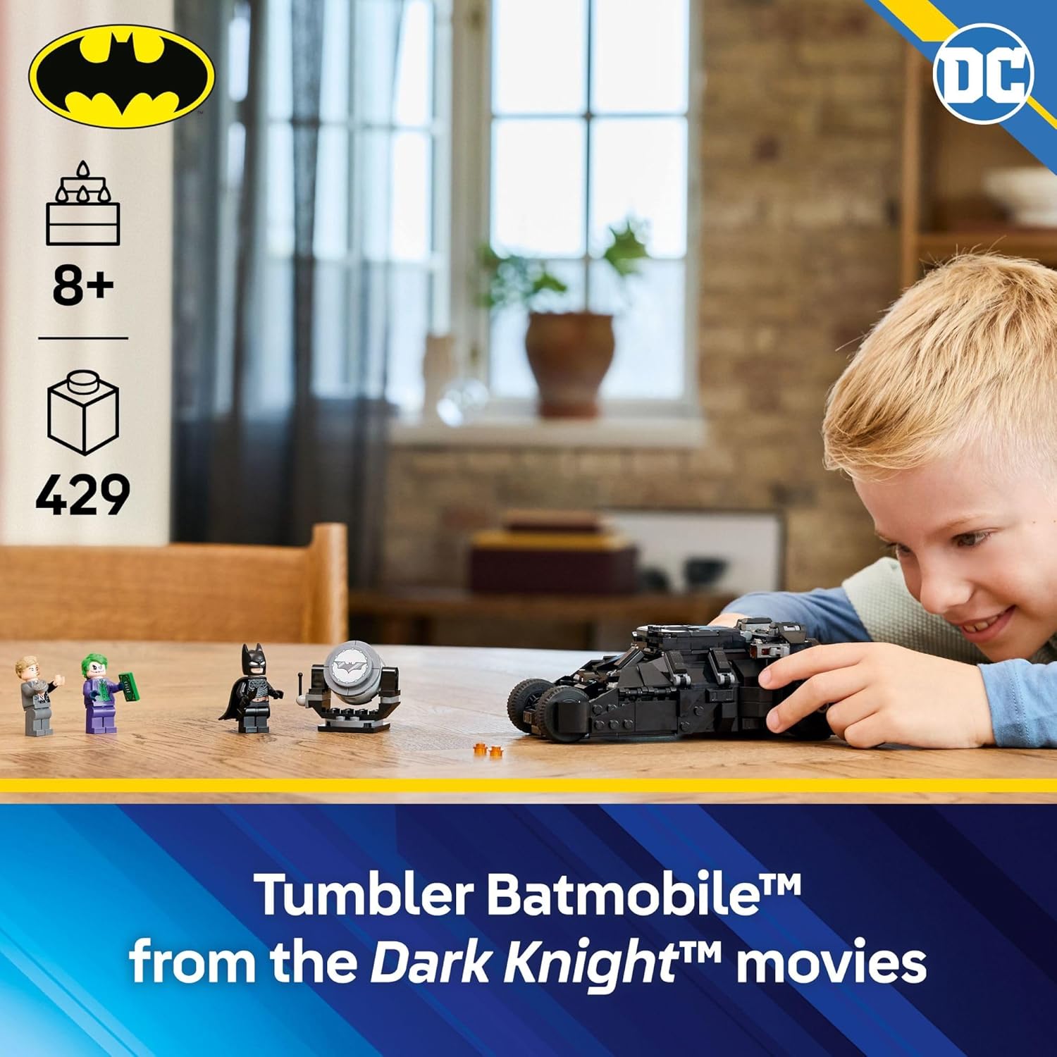 LEGO DC BATMAN TUMBLER VS. TWO-FACE Y THE JOKER 76303 - 2