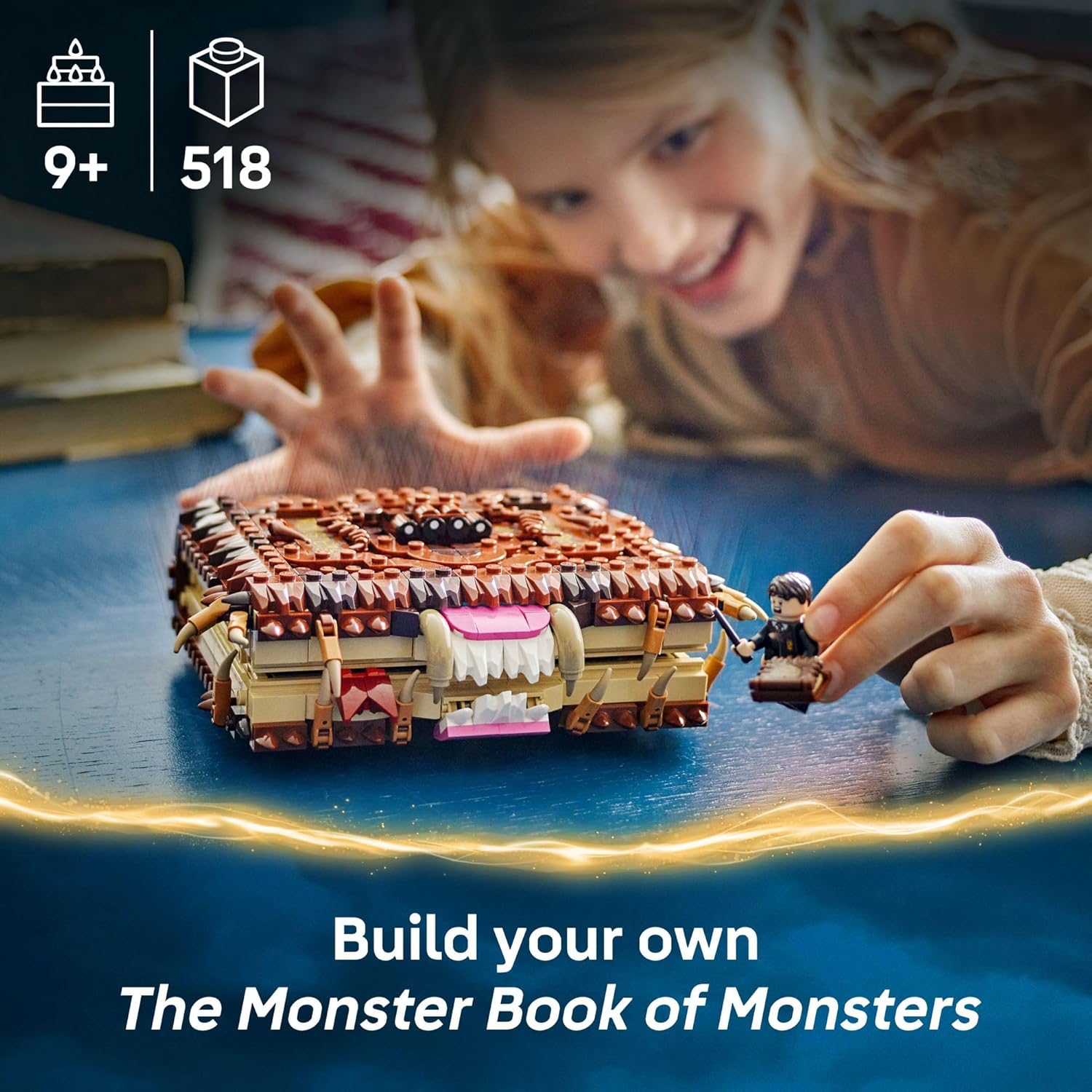 LEGO HARRY POTTER CHOMPING MONSTER BOOK OF MONSTERS  76449 LIBRO DE MONSTRUOS MORDELÓN 518 PIEZAS - 2