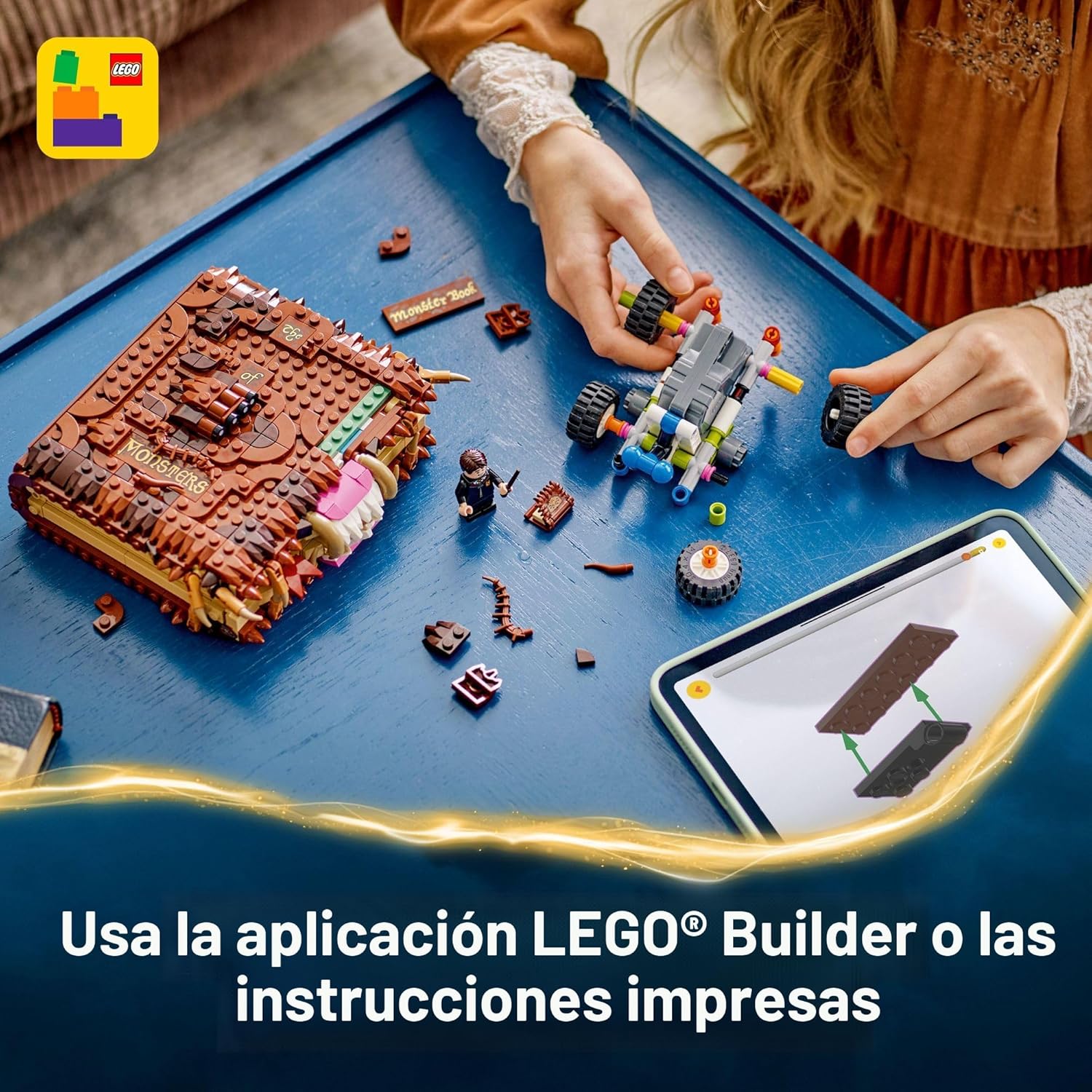 LEGO HARRY POTTER CHOMPING MONSTER BOOK OF MONSTERS  76449 LIBRO DE MONSTRUOS MORDELÓN 518 PIEZAS - 6