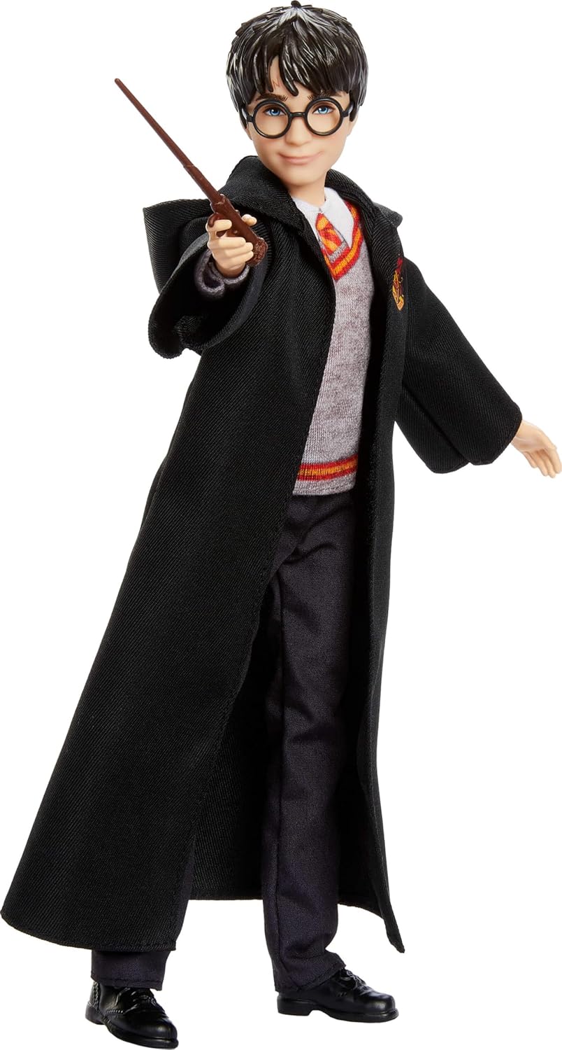 MUÑECO MATTEL HARRY POTTER EN UNIFORME EXTRAÍBLE DE HOGWARTS CON ACCESORIO DE VARITA, INSPIRADO EN LA PELÍCULA - 3