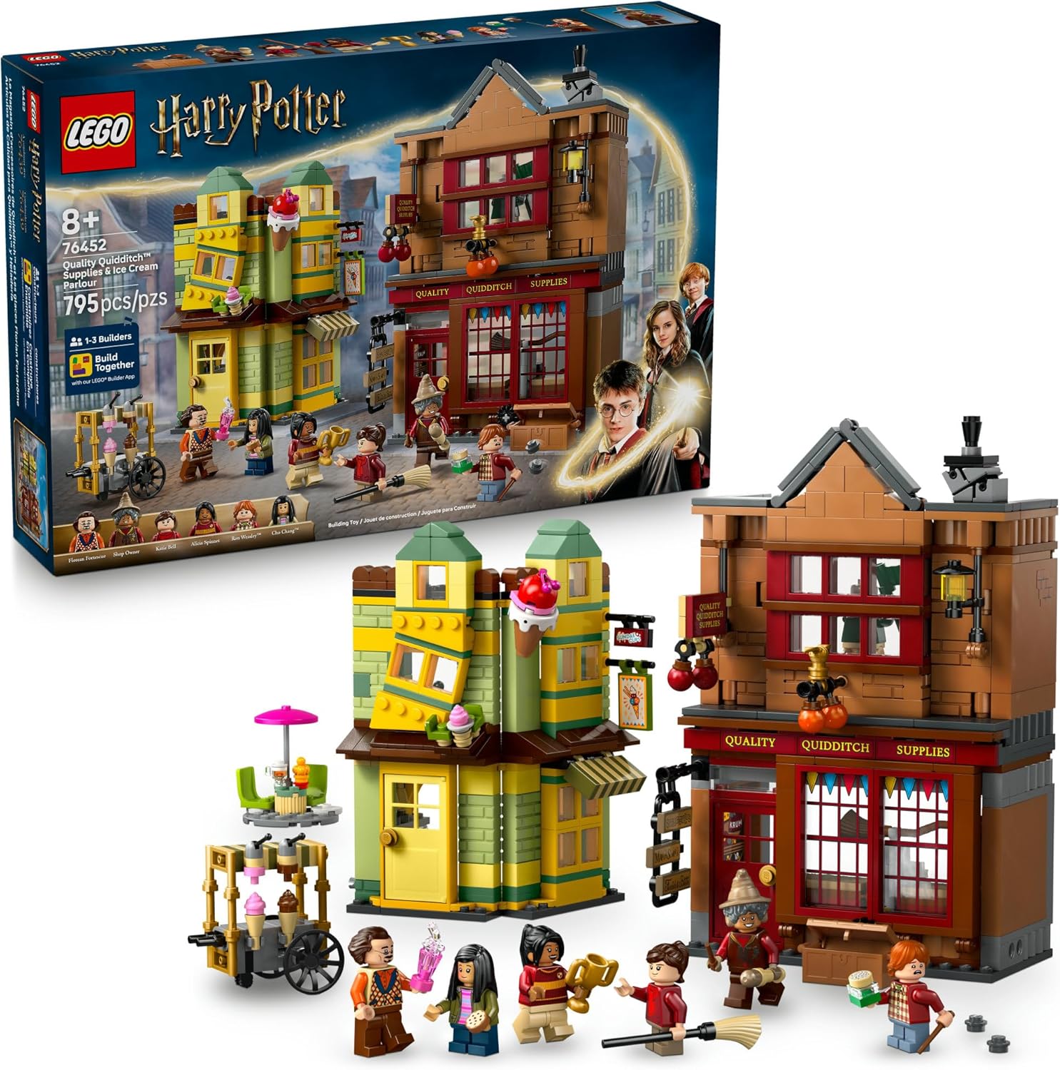 LEGO HARRY POTTER QUALITY QUIDDITCH SUPPLIES ICE CREAM 76452  SUMINISTROS DE QUIDDITCH DE CALIDAD Y HELADERÍA 795 PIEZAS - 1