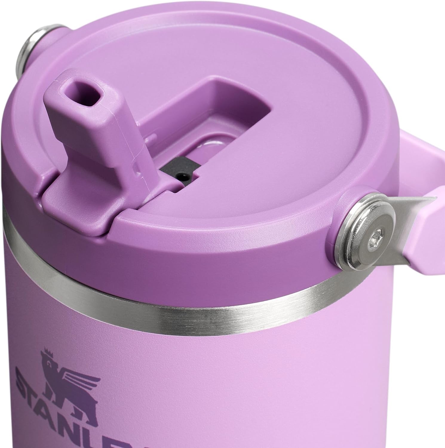 STANLEY ICEFLOW 2.0 30OZ - 887 ML VASO CON PAJILLA ABATIBLE CON ASA, 30 ONZAS, TAPA GIRATORIA Y POPOTE ABATIBLE, BOTELLA DE AGUA - 2