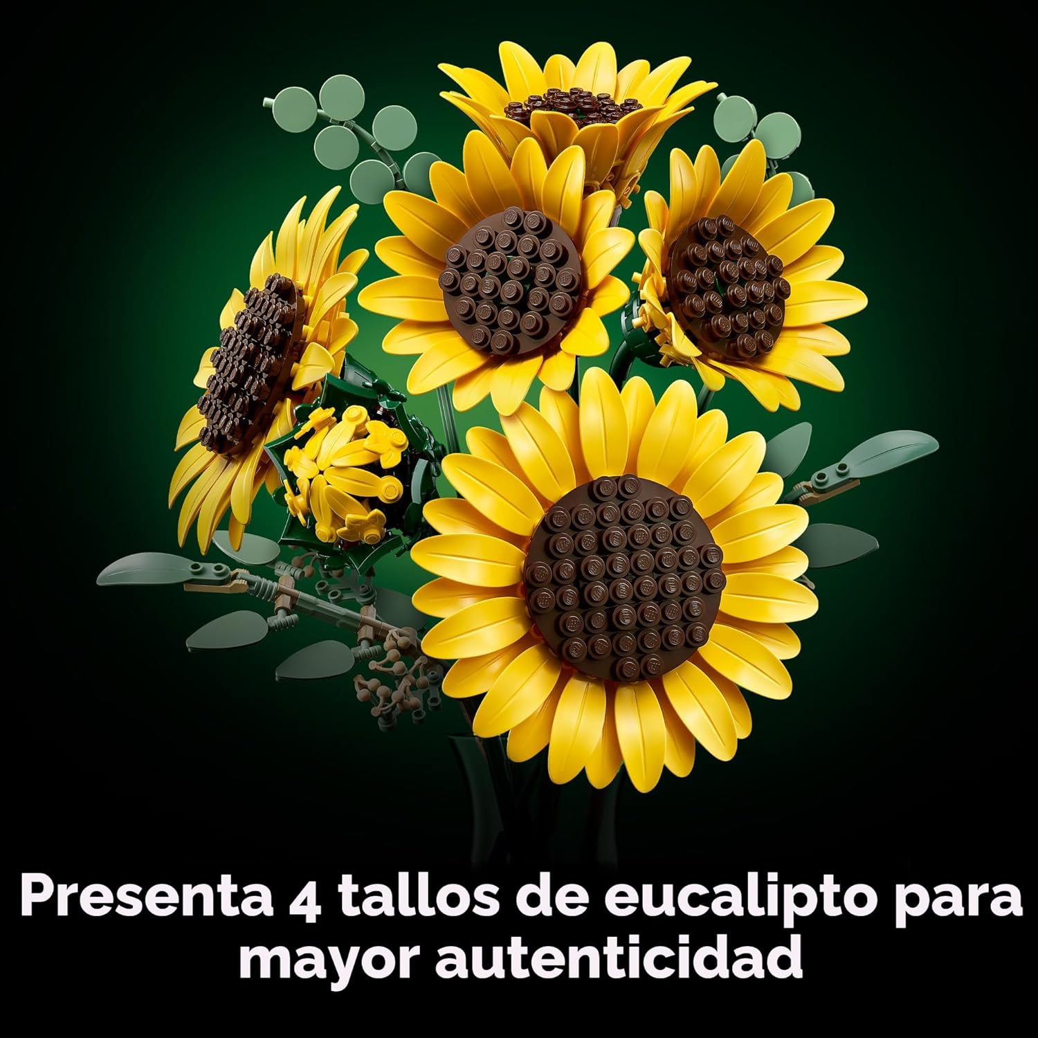 LEGO BOTANICALS 11502 - JUEGO DE CONSTRUCCIÓN DE RAMO DE GIRASOL PARA ADULTOS DE 686 PIEZAS - 5