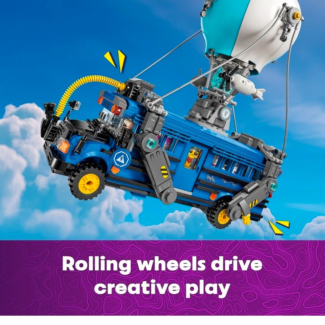 LEGO FORTNITE BATTLE BUS BUILDING 77073 DE 954 PIEZAS BUS DE BATALLA CON 9 FIGURAS - 3