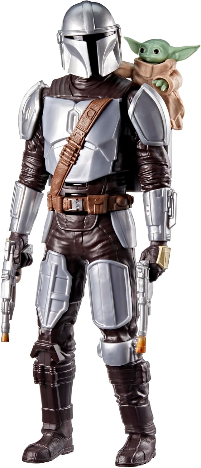STAR WARS THE MANDALORIAN Y GROGU BOUNTY BLASTER, FIGURA DE ACCIÓN DE 11 PULGADAS CON EFECTOS DE SONIDO, JUGUETES INTERACTIVOS - 2