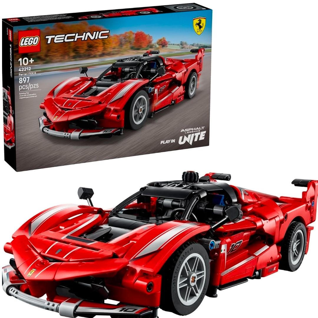 LEGO TECHNIC FERRARI FXX K 42212 CARRO JUGUETE DE CONSTRUCCIÓN COCHE DE CARRERAS DE 897 PIEZAS - 1
