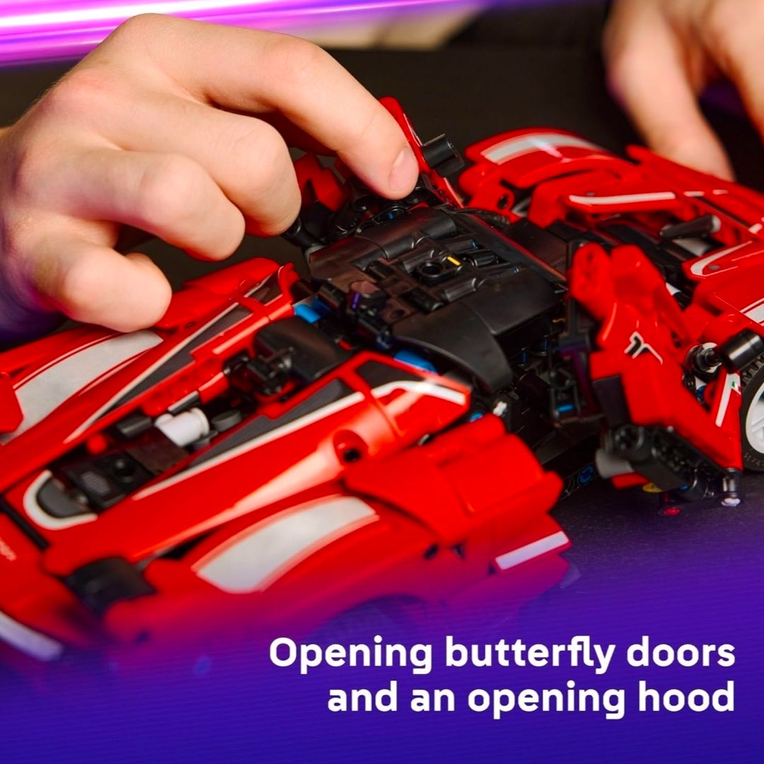LEGO TECHNIC FERRARI FXX K 42212 CARRO JUGUETE DE CONSTRUCCIÓN COCHE DE CARRERAS DE 897 PIEZAS - 3