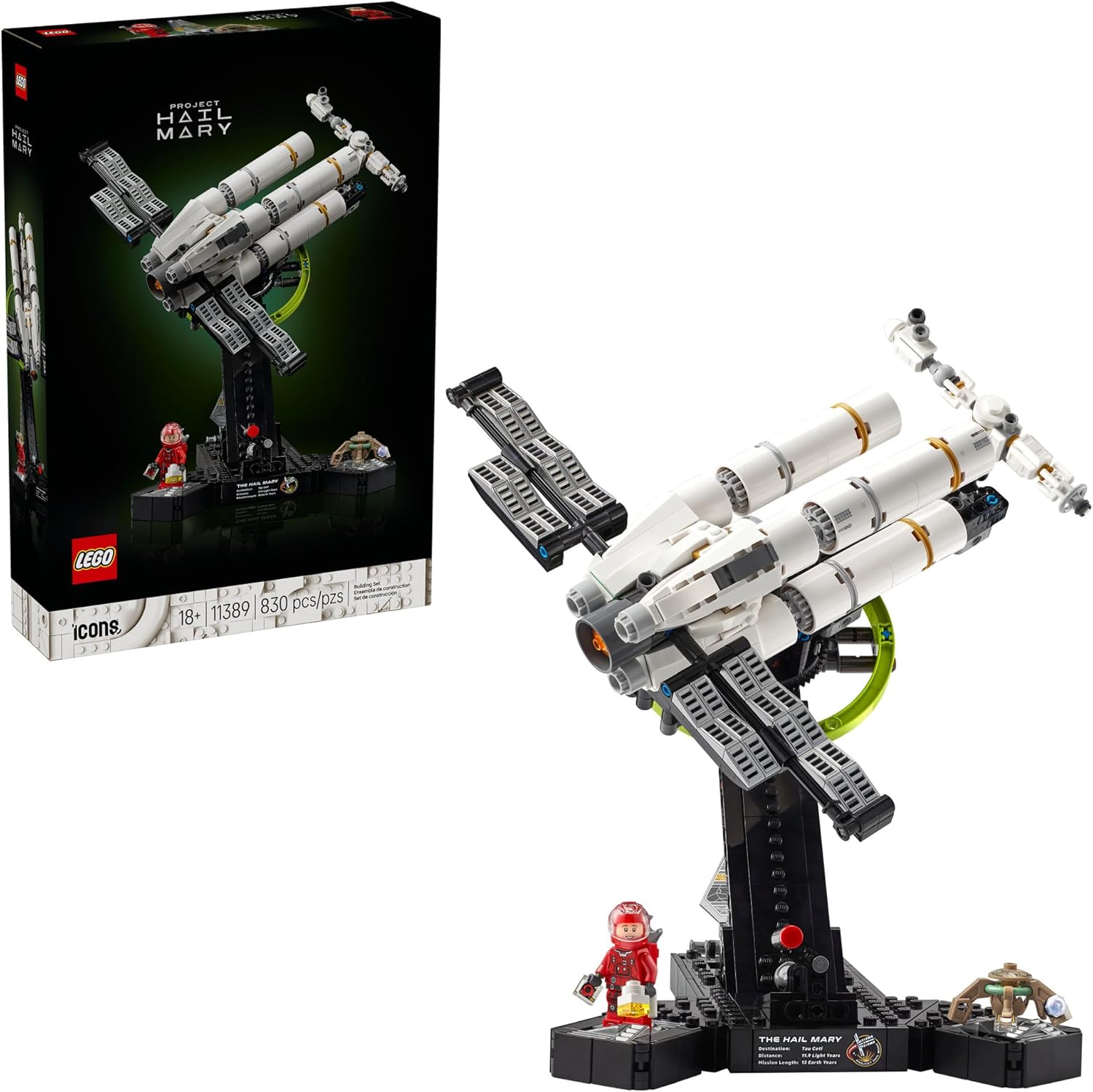 LEGO ICONS PROJECT HAIL MARY - JUEGO DE CONSTRUCCIÓN COLECCIONABLE PARA ADULTOS 11389 DE 830 PIEZAS - 1