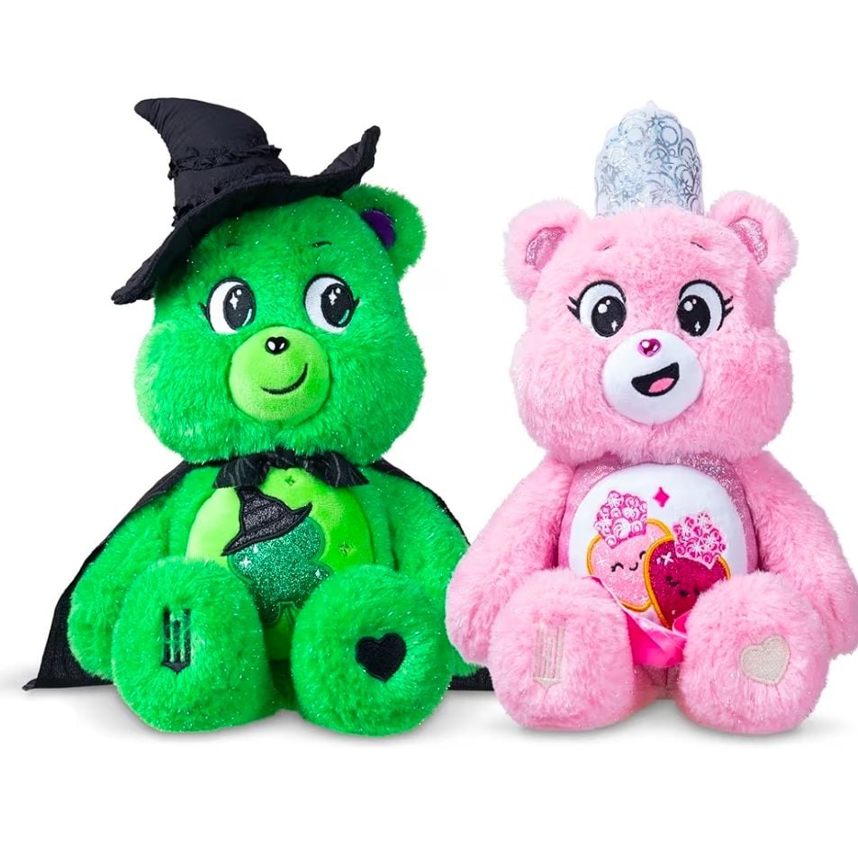 PELUCHE CARE BEARS X WICKED 35CM OSITOS CARIÑOSITOS CAJA DE 2 PELUCHES GLINDA Y ELPHABA - 3