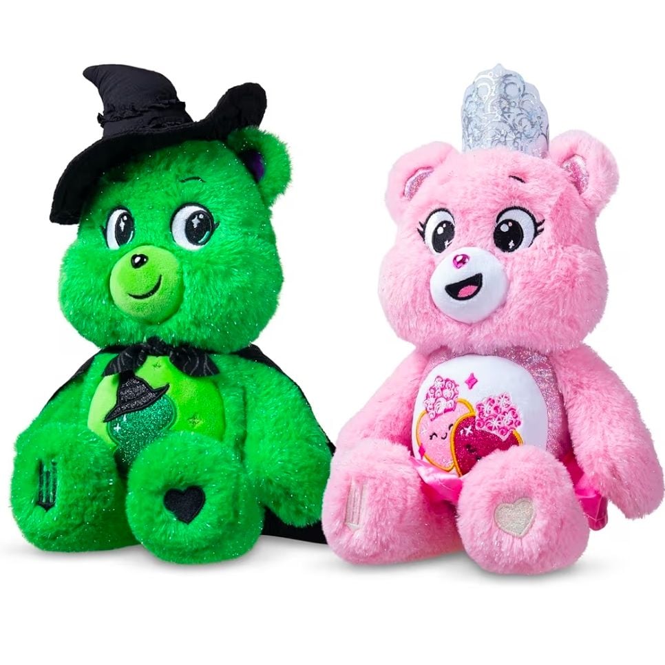 PELUCHE CARE BEARS X WICKED 35CM OSITOS CARIÑOSITOS CAJA DE 2 PELUCHES GLINDA Y ELPHABA - 4