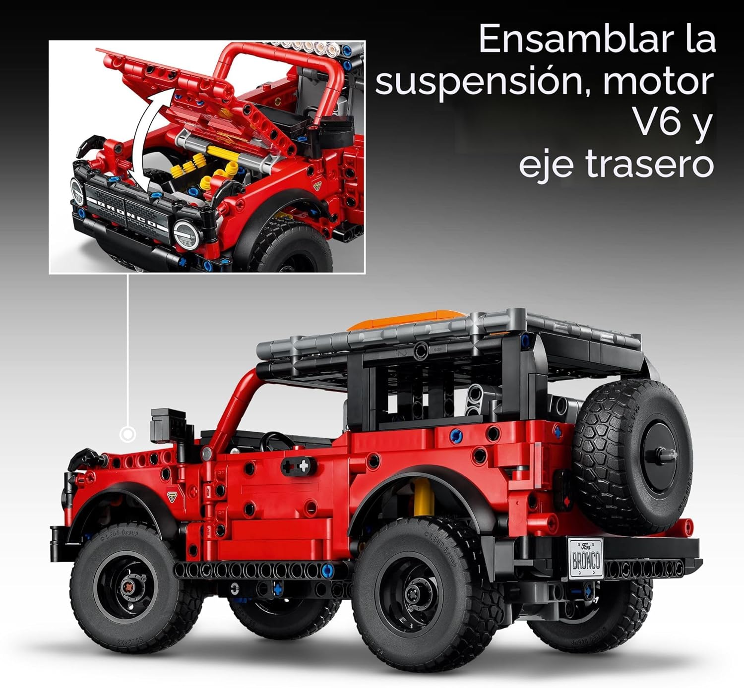 LEGO TECHNIC FORD BRONCO 42213 KIT MODELO DE AUTO - 4