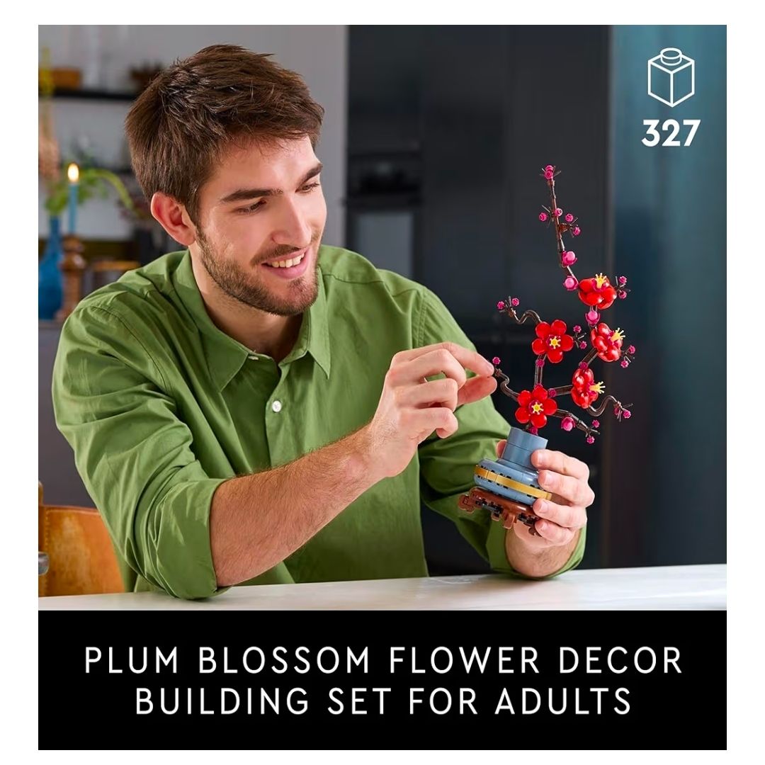 LEGO BOTANICALS PLUM BLOSSOM 10369 FLORES DE CIRUELA ARTIFICIALES PARA ADULTO PLANTA - 3