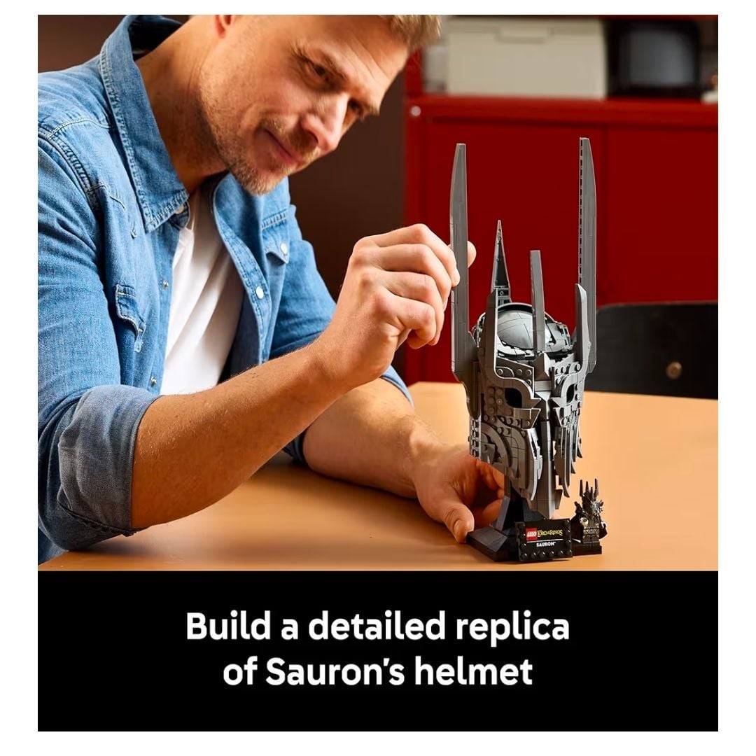 LEGO ICONS THE LORD OF THE RINGS: SAURON'S HELMET 11373 DE 538 PIEZAS - 3