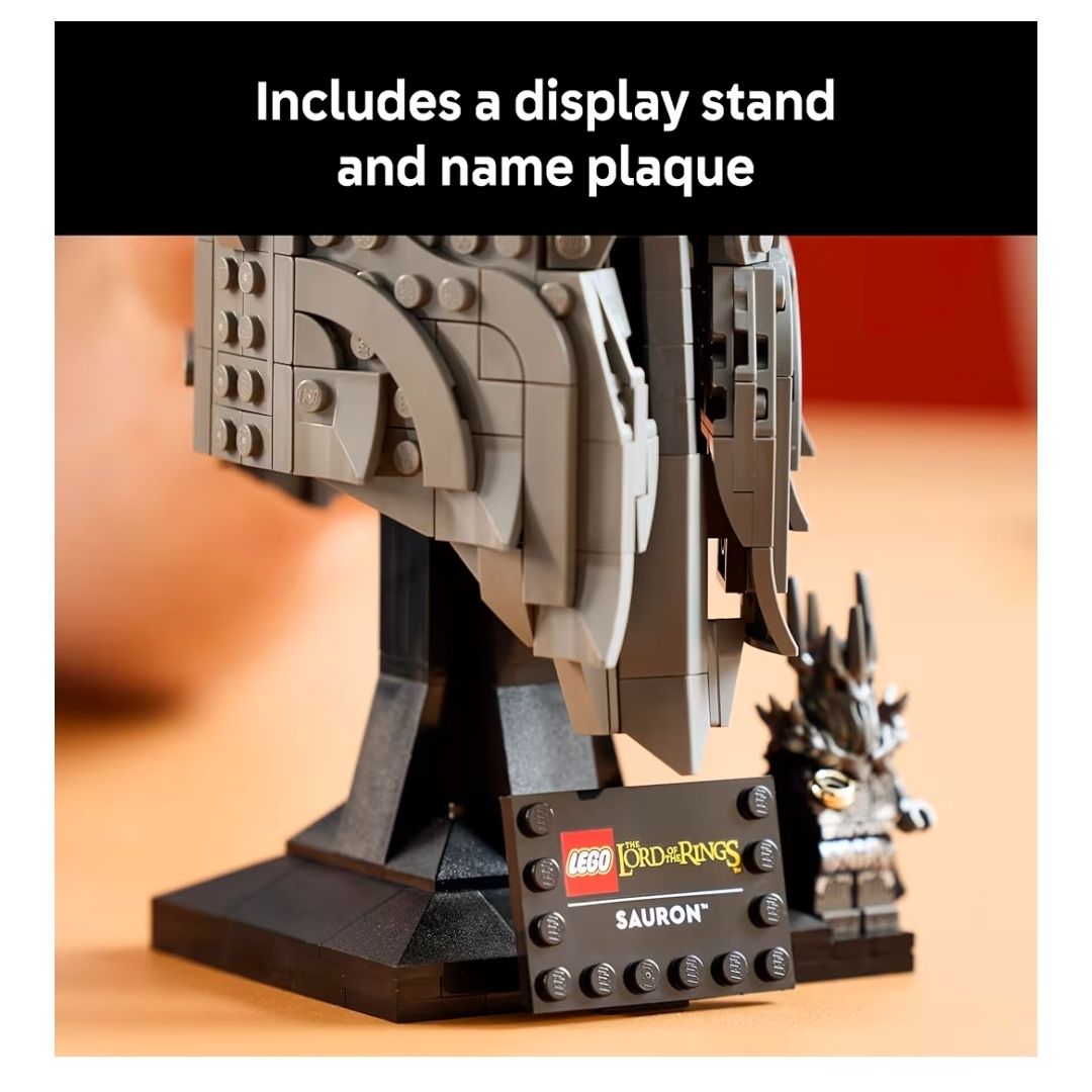 LEGO ICONS THE LORD OF THE RINGS: SAURON'S HELMET 11373 DE 538 PIEZAS - 4