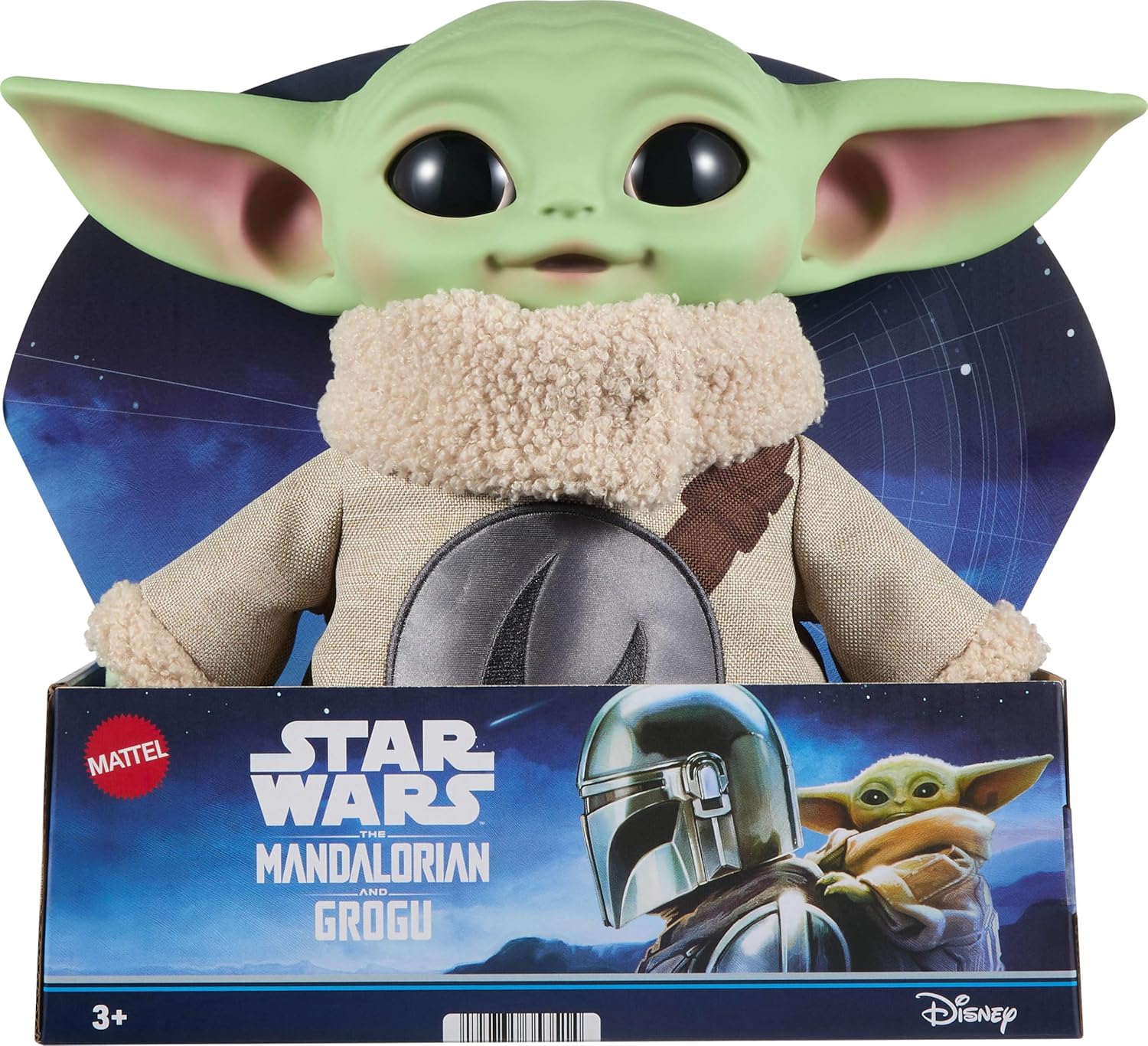 MATTEL STAR WARS THE MANDALORIAN Y GROGU - PELUCHE DE 28CM DE ALTURA EDICIÓN 2026 FIGURA - 2
