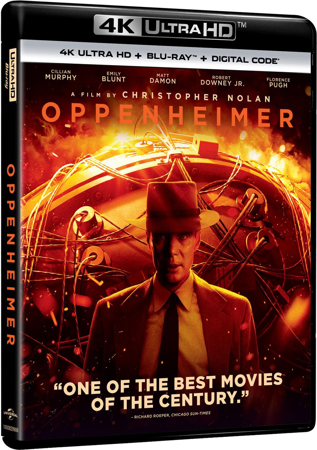 PELÍCULA OPPENHEIMER  4K ULTRA HD  BLURAY ESTUCHE DE PLÁSTICO DE USA - 2