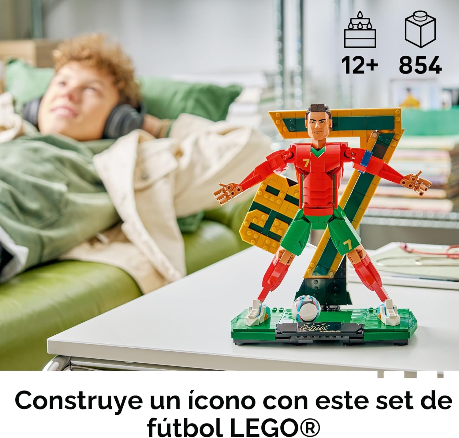LEGO EDITIONS CRISTIANO RONALDO SOCCER LEGEND 43016 DE 854 PIEZAS LEYENDA DEL FUTBOL - 2