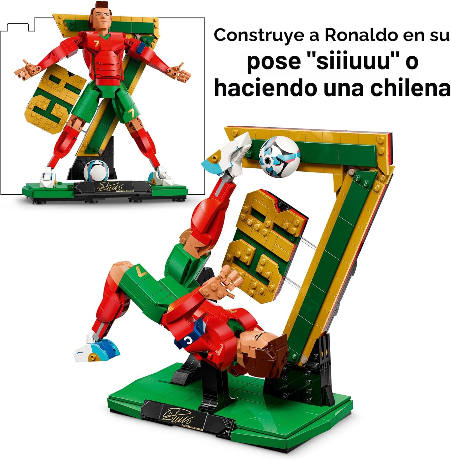 LEGO EDITIONS CRISTIANO RONALDO SOCCER LEGEND 43016 DE 854 PIEZAS LEYENDA DEL FUTBOL - 3