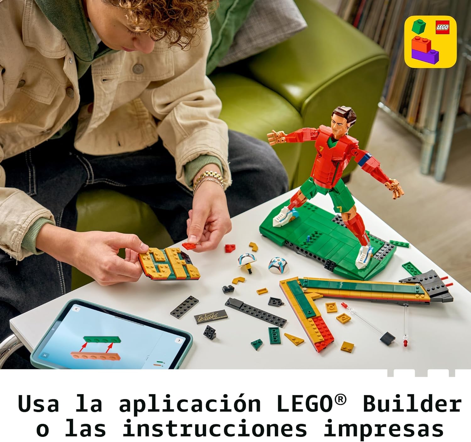 LEGO EDITIONS CRISTIANO RONALDO SOCCER LEGEND 43016 DE 854 PIEZAS LEYENDA DEL FUTBOL - 6