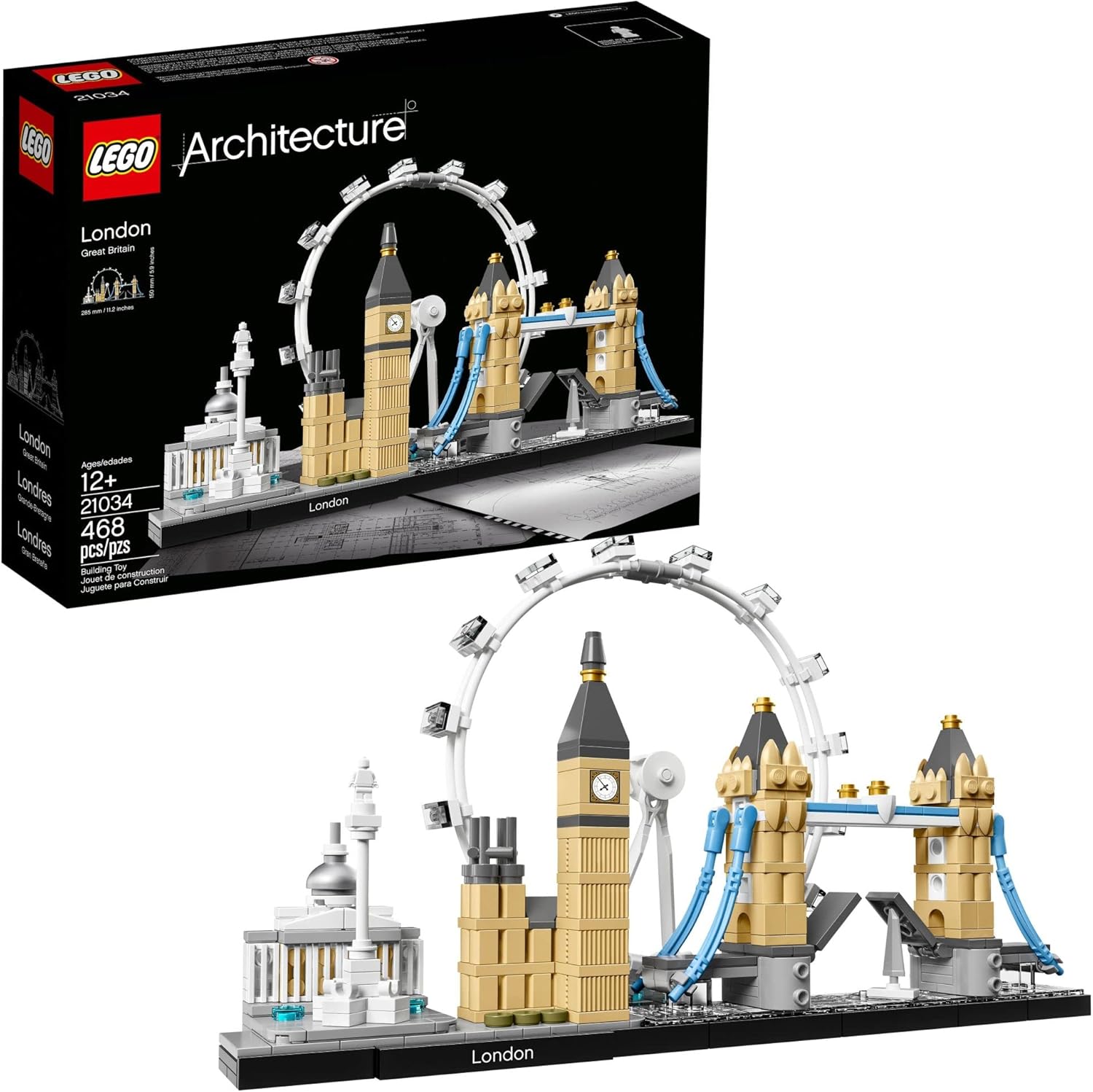 LEGO ARCHITECTURE LONDON SKYLINE 21034 LONDRES 468 PIEZAS - 1