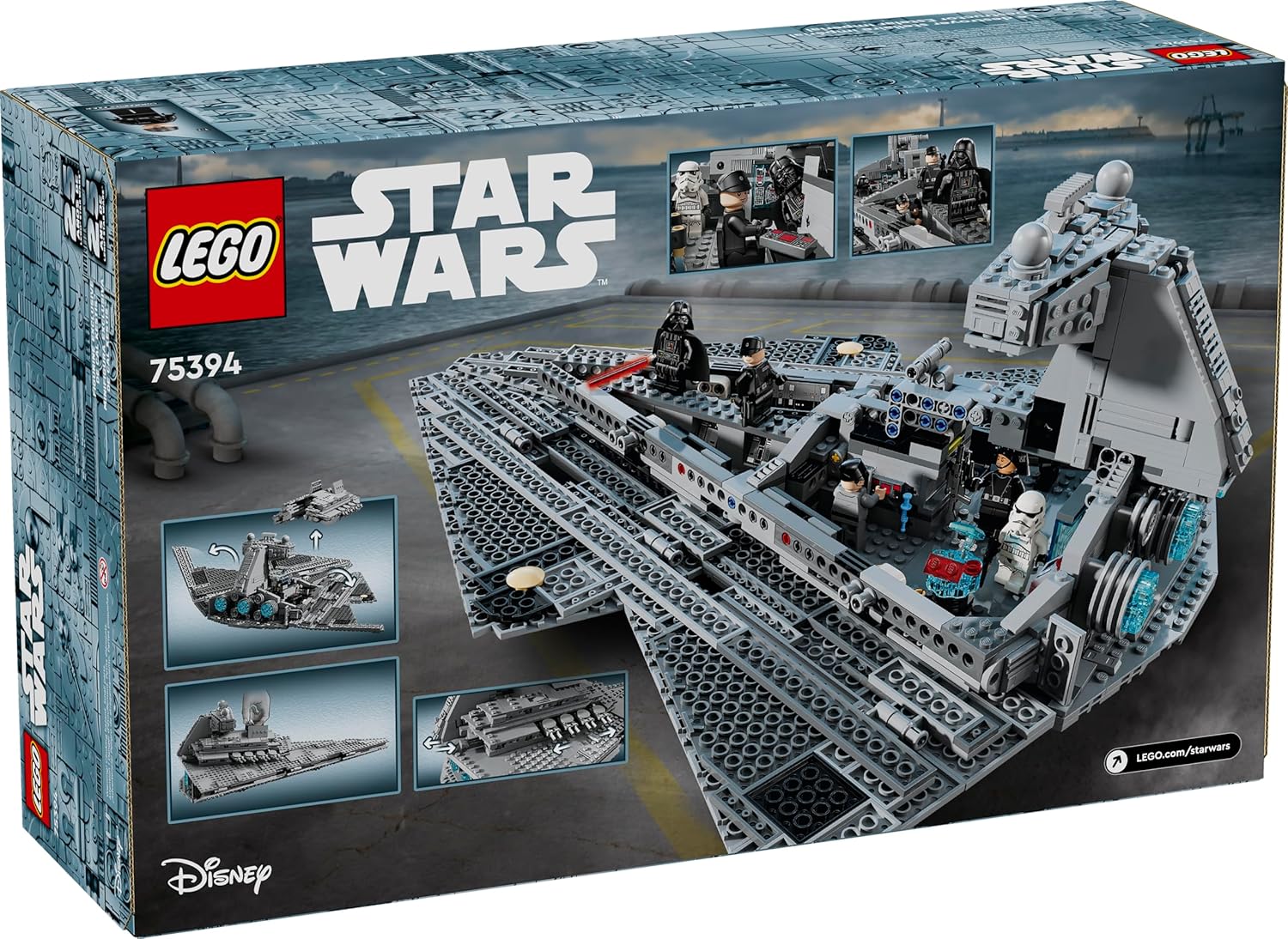 LEGO STAR WARS IMPERIAL STAR DESTROYER DESTRUCTOR 75394 DE 1555 PIEZAS SET DE CONSTRUCCION - 6