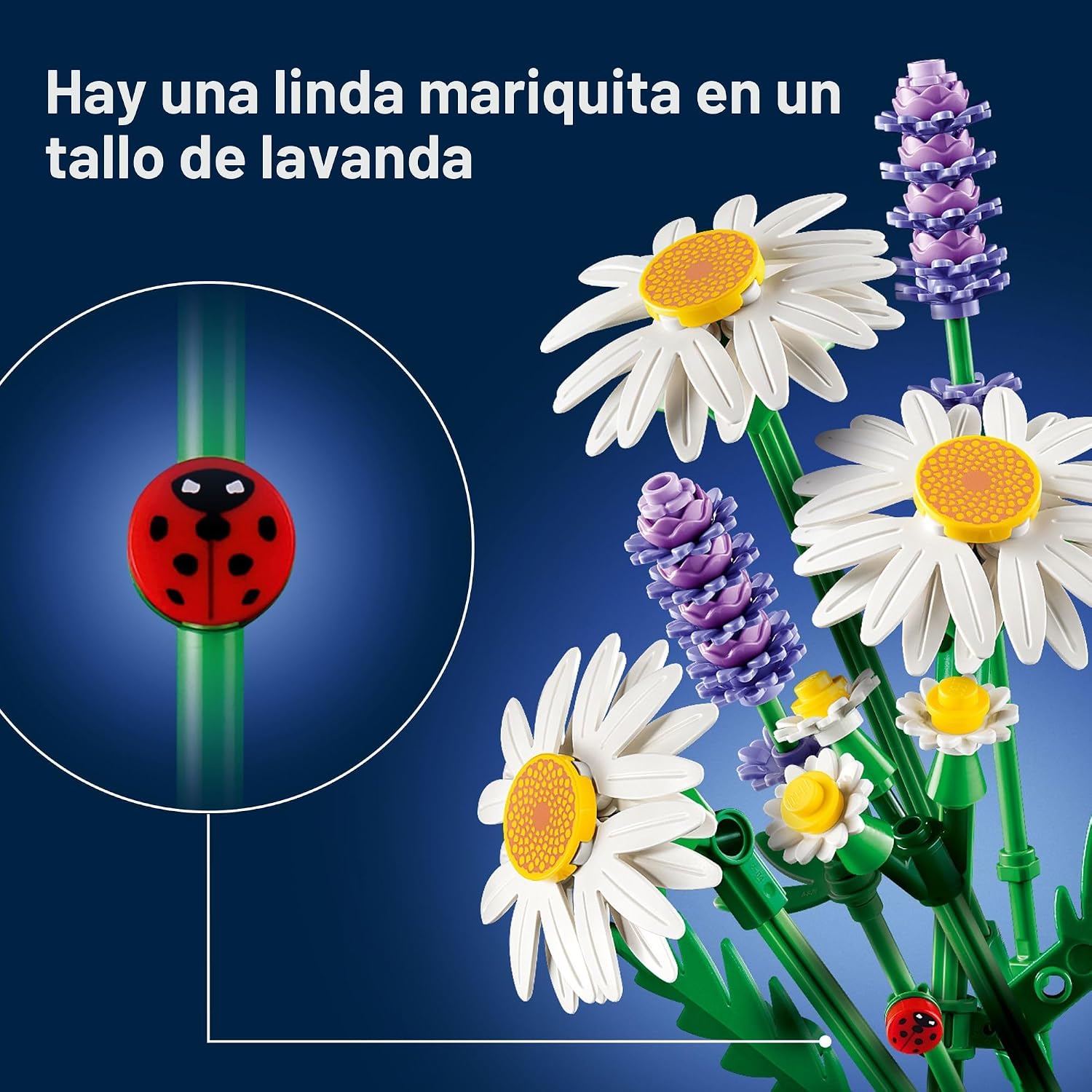 LEGO BOTANICALS 11508 MARGARITAS DAISIES DE 133 PIEZAS PLANTAS FLORES - 5