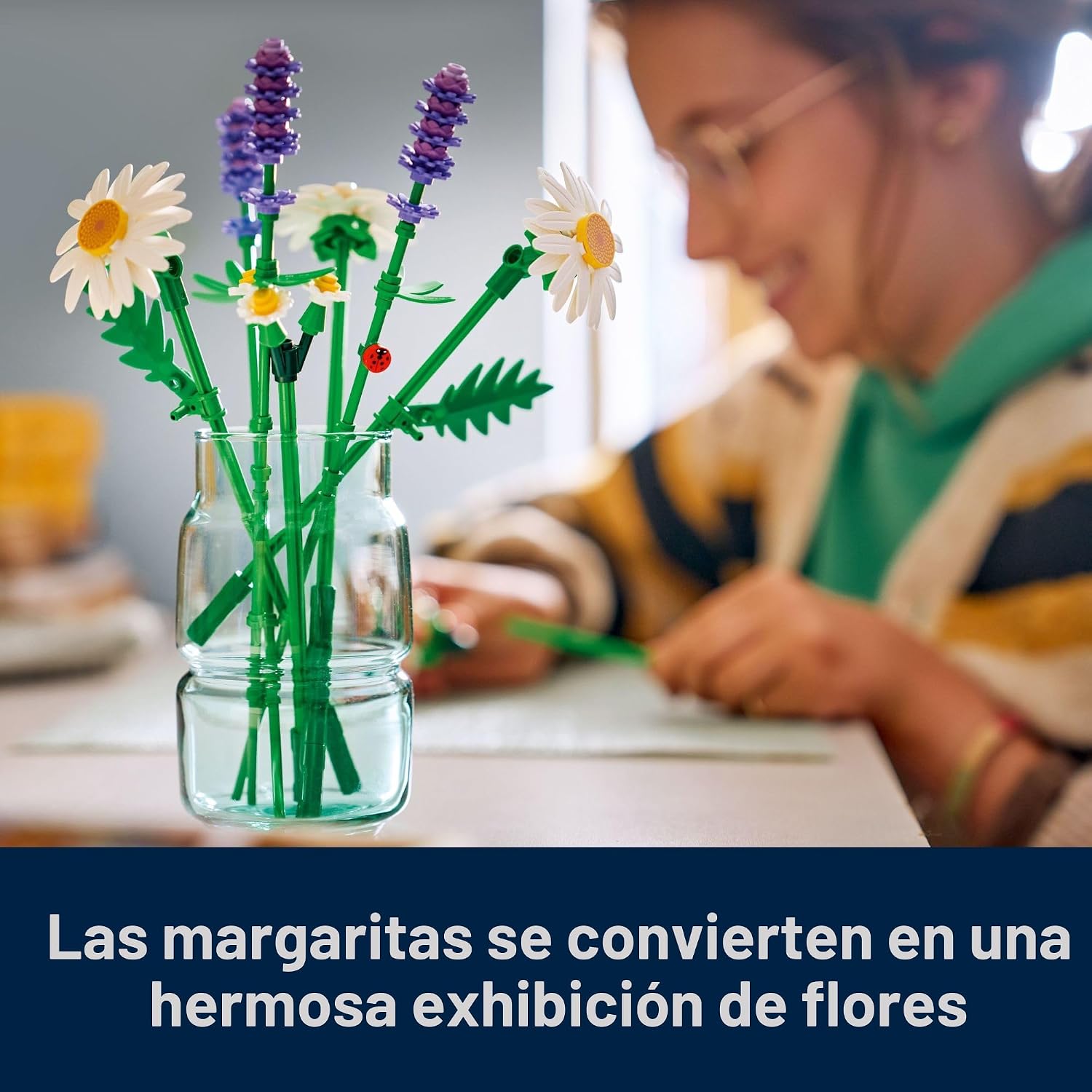 LEGO BOTANICALS 11508 MARGARITAS DAISIES DE 133 PIEZAS PLANTAS FLORES - 6