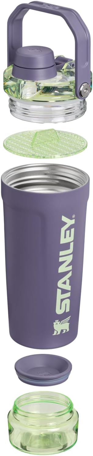 BOTELLA SHAKER STANLEY VITALIZE 20 OZ PARA PROTEINA COLOR MORADO - 2