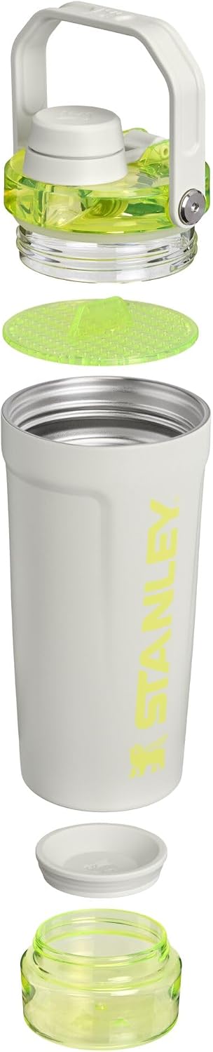 BOTELLA SHAKER STANLEY VITALIZE 20 OZ PARA PROTEINA COLOR BLANCO - 2