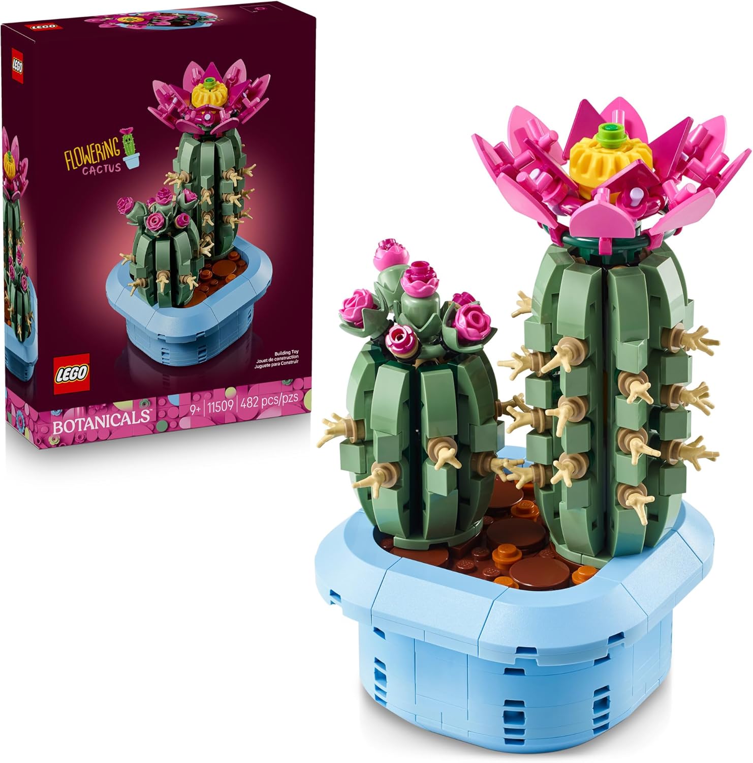 LEGO BOTANICALS FLOWERING CACTUS 11509 CACTUS CON FLORES DE 482 PIEZAS - 1